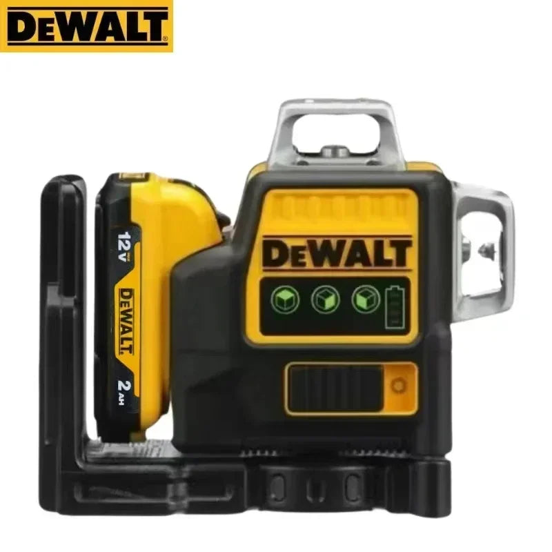 DEWALT Laser Level DW089LG Self Levelling 12 Line 3 x 360 Degrees Green Beam Laser 12V MAX Li-Ion Battery Lasers