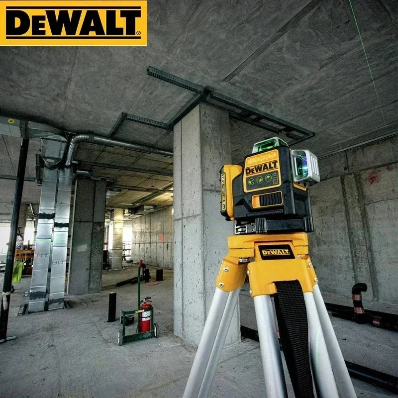 DEWALT Laser Level DW089LG Self Levelling 12 Line 3 x 360 Degrees Green Beam Laser 12V MAX Li-Ion Battery Lasers