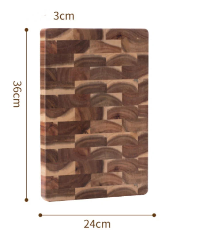 Solid Wood Cutting Board Acacia Wood Household Cutting Meat Vegetable Fruit Rectangular Cutting Board Kitchen Tools