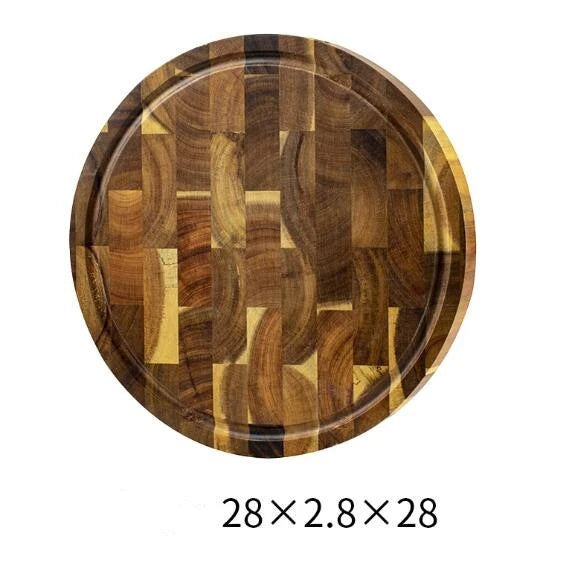Solid Wood Cutting Board Acacia Wood Household Cutting Meat Vegetable Fruit Rectangular Cutting Board Kitchen Tools